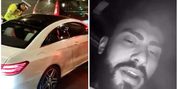 Polițiștii din București l-au prins pe șoferul care a încercat să fugă de oamenii legii, lovind alte două autoturisme