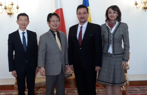 Secretarul de stat Traian Hristea s-a întâlnit la București cu adjunctul vice-ministrului pentru afaceri europene din Ministerul de Enterne al Japoniei