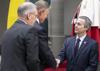 Președintele Klaus Iohannis îl primește pe omologul său din Elveția la Palatul Cotroceni