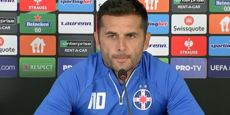 FCSB a reziliat contractul antrenorului Nicolae Dică