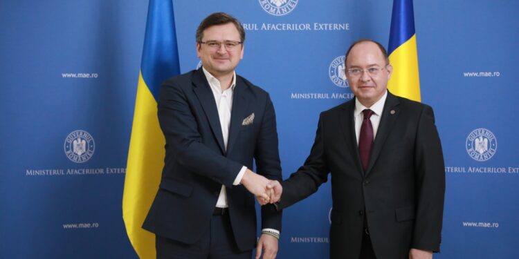 Ministrul Bogdan Aurescu, întrevedere bilaterală cu omologul ucrainean