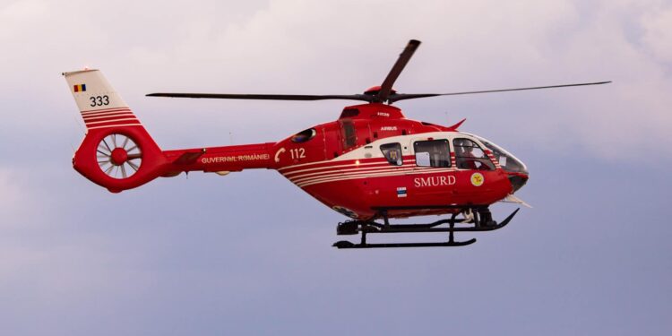Premieră la SJU Bacău. Trei zboruri efectuate de elicopterul SMURD, într-o singură zi