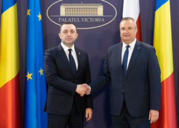 Premierul României a avut o întrevedere cu omologul său din Georgia, la Palatul Victoria
