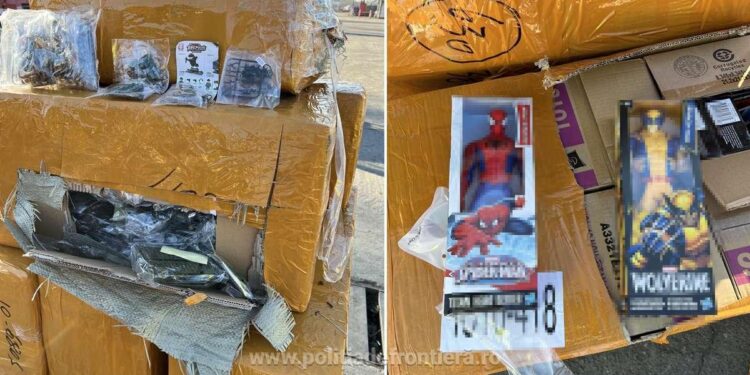 Polițiștii din cadrul Gărzii de Coastă au descoperit bunuri susceptibile a fi contrafăcute, de peste 1.800.000 lei, în Portul Constanța