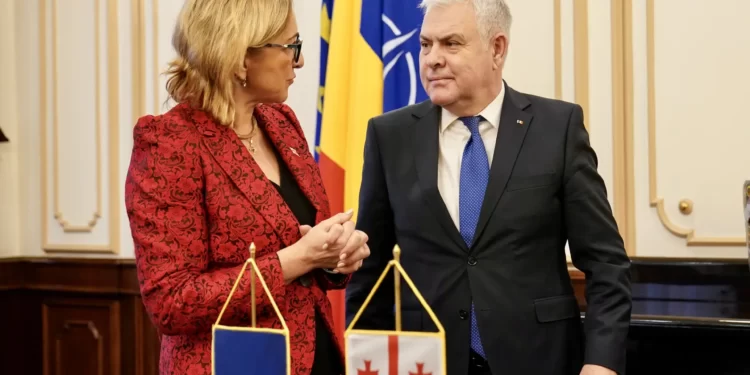Ambasadorul Georgiei la București a vizitat sediul MApN