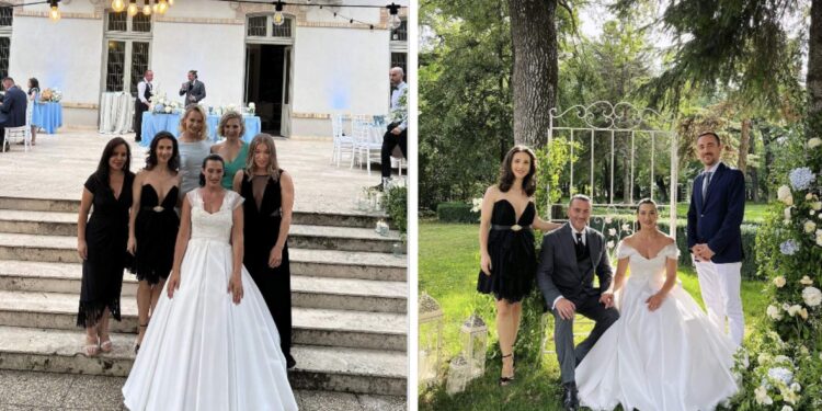 Dublă petrecere pentru Cătălina Ponor! Fosta gimnastă s-a cununat religios şi şi-a botezat fiul!