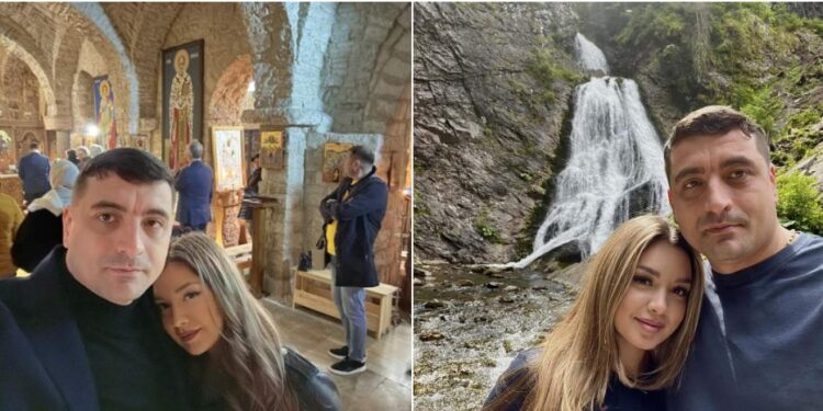 George Simion, îndrăgostit de România! Și-a dus soția la la cascada Vălul Miresei din Răchițele!
