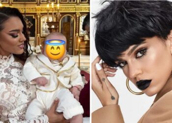Karmen Minune, nașă de botez! Preafrumoasa fiica lui Adrian Minune a creștinat un băiețel: „Te iubim!”
