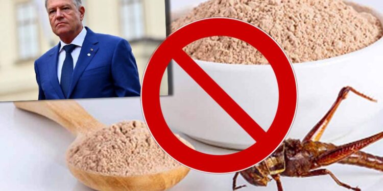 Făina de insecte, interzisă în produsele tradiționale românești! Președintele Klaus Iohannis a promulgat legea!