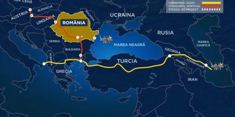 SOCAR, gata să trimită 1 miliard de metri cubi de gaze anual către România, până în 2026
