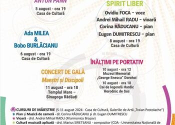 Sommerfest Rădăuți: Concerte, expoziții și cursuri de măiestrie dedicate muzicii clasice