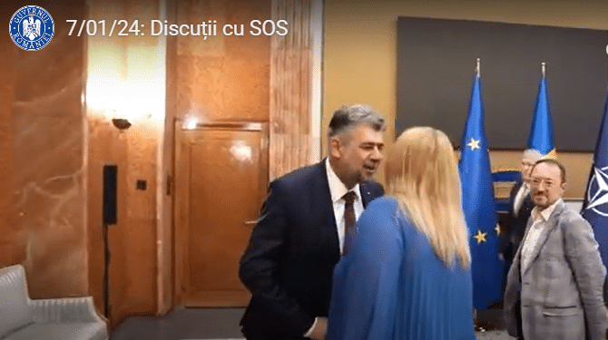 Șoșoacă nu exclude o alianță cu PSD! Se pupă cu prietenul Ciolacu