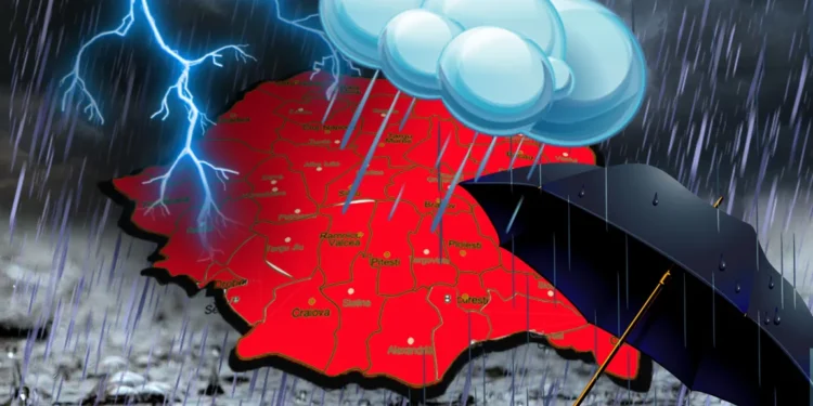 ANM a emis COD ROŞU de fenomene extreme în țară!