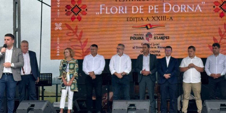 Gheorghe Șoldan: Duminică am fost în mijlocul unei comunități frumoase de oameni gospodari, cea din Poiana Stampei, la cea de-a XXIII-a ediție a Festivalului Național „Flori de pe Dorna”.