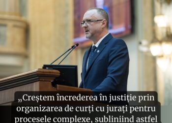Sorin Lavric: AUR propune organizarea de curți cu jurați pentru procesele complexe