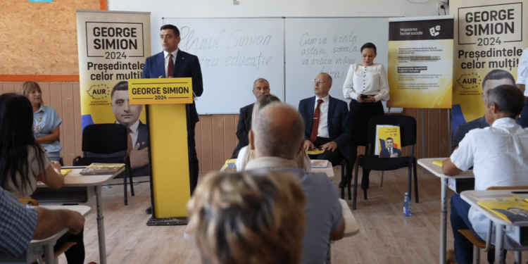 George Simion a prezentat Planul pentru educație: salarii decente pentru profesori, finanțări corecte pentru universități