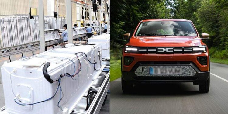 Un român şi-a construit o Dacia Spring din piese furate de la Arctic Găeşti