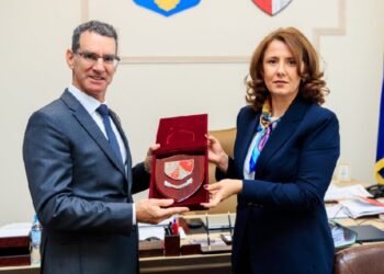 Președinta CJ Bacău, Cristina Breahnă Pravăț, a primit vizita ambasadorului Statului Israel în România, Lior Ben Dor