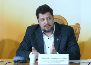Claudiu Târziu, președintele Consiliului Național de Conducere al AUR, europarlamentar: „România a primit astăzi interdicția oficială de a-și alege un președinte prin voința liber exprimată a națiunii”