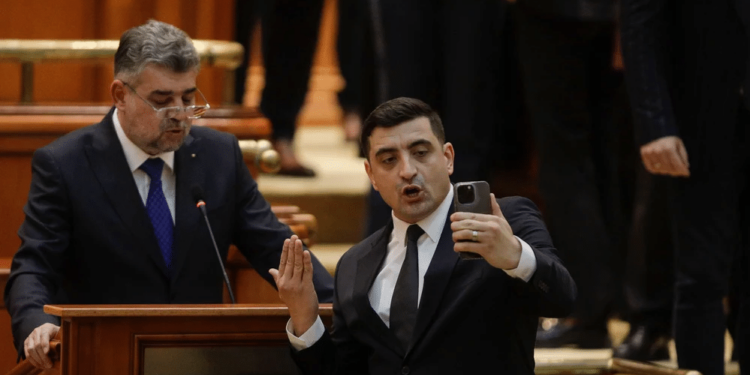 AUR depune moțiune de cenzură împotriva lui Ciolacu