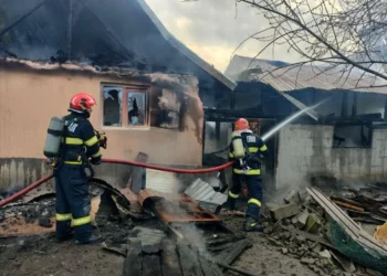 Incendiu imens la o gospodărie din Preutești! Care sunt victimele?