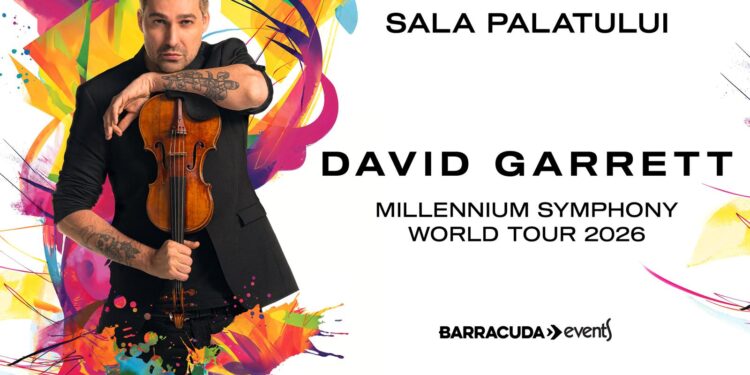 David Garrett în concert la București cu Millennium Symphony World Tour